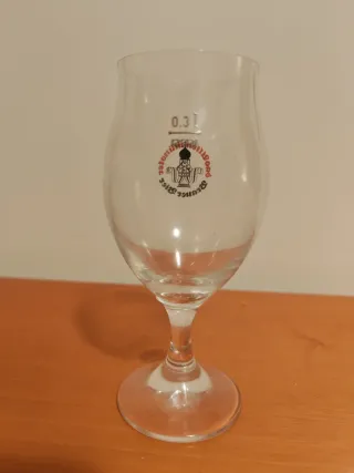 9 bicchieri da birra in vetro