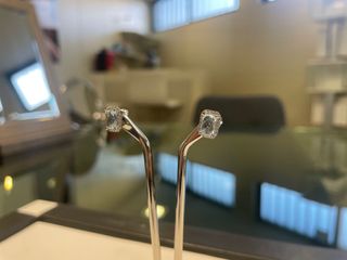 Pendientes Oro 18k Topacio y Circonitas