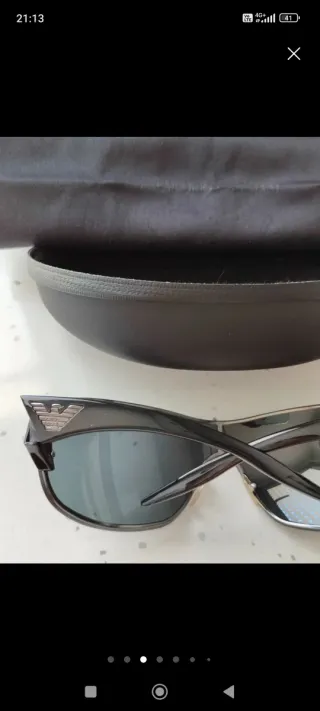 Originales Gafas Emporio Armani Negras Nuevas