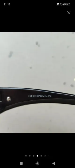 Originales Gafas Emporio Armani Negras Nuevas