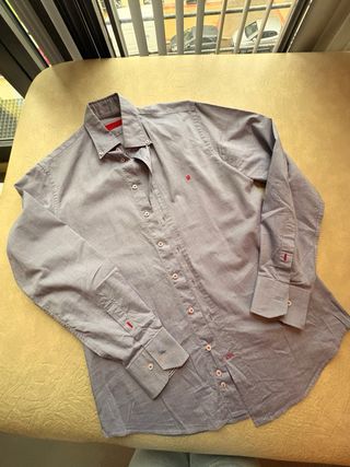 Camisas Armani Hombre Azul y Blanco