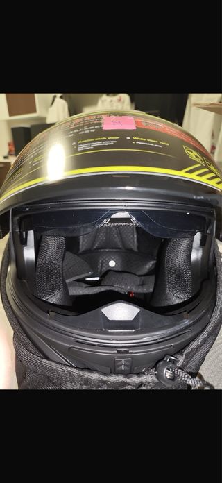 Casco Moto Modular Talla L Negro Mate