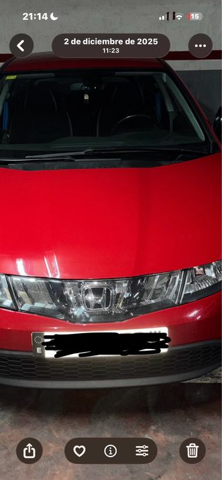 Parrilla Honda Civic FN2