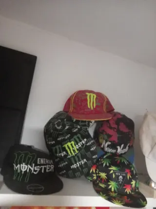 Gorras Monster Energy Planas