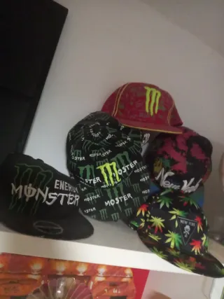 Gorras Monster Energy Planas