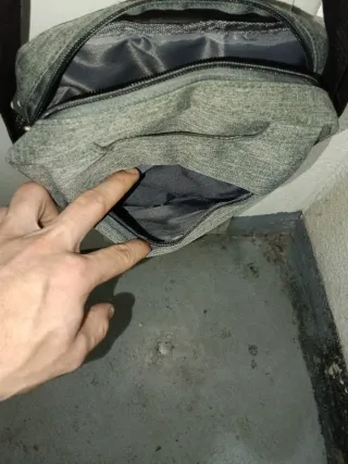 Bolso bandolera Adidas gris