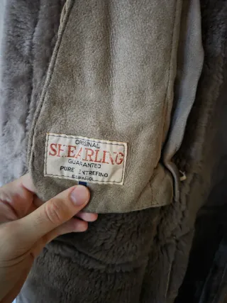 Cappotto shearling vintage lungo L