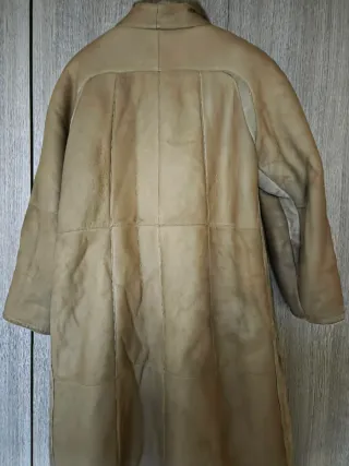 Cappotto shearling vintage lungo L