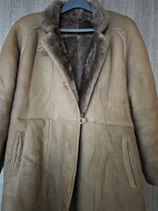 Cappotto shearling vintage lungo L