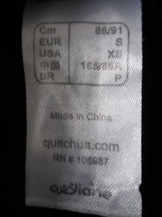 Cazadora Decathlon - Quechua Negra