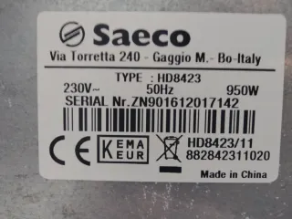 Macchina da caffè Saeco Poemia Express Nero