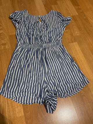 Mono Hollister rayas azul y blanco Talla XS