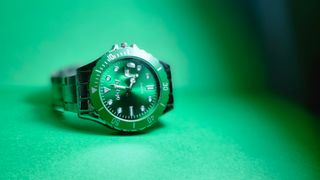 Reloj Meyley Elegante Verde y Plateado
