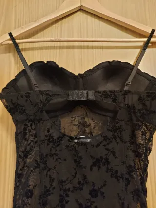 Lencería encaje camisón y braguita nuevo