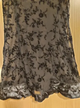 Lencería encaje camisón y braguita nuevo