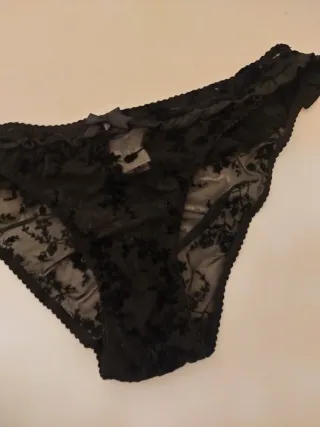 Lencería encaje camisón y braguita nuevo