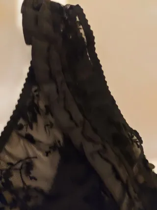 Lencería encaje camisón y braguita nuevo