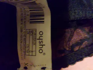 Lencería encaje camisón y braguita nuevo