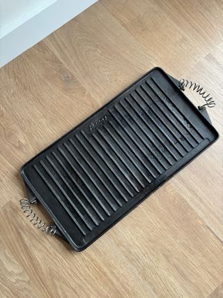 Plancha Hierro Forjado Reversible