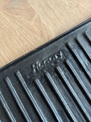 Plancha Hierro Forjado Reversible