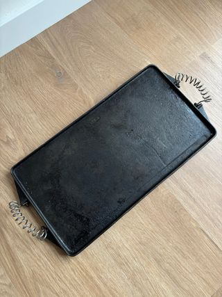 Plancha Hierro Forjado Reversible