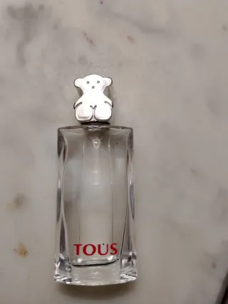 Tarro de colonia Tous vacío con tapón osito