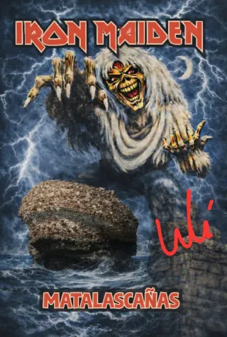 Camiseta Iron Maiden Sevilla Talla XXXL