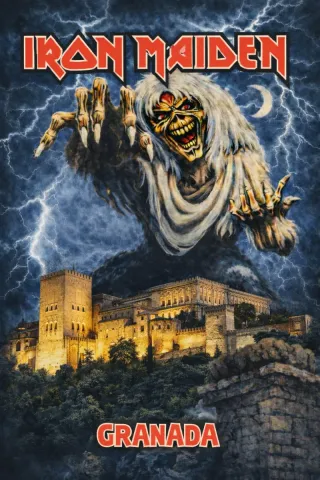 Camiseta Iron Maiden Sevilla Talla XXXL