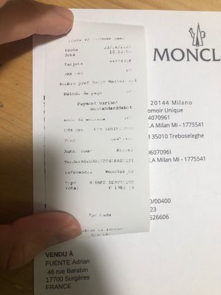 Chaqueta Moncler Maya Negra Talla M