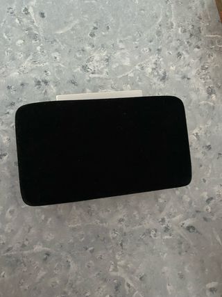 Bolso de fiesta negro Zara