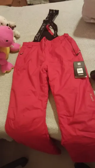 Pantalón de nieve junior CMP rojo