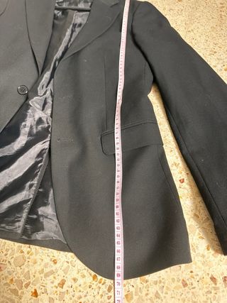 Chaqueta de traje negra Bohooman