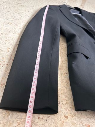 Chaqueta de traje negra Bohooman