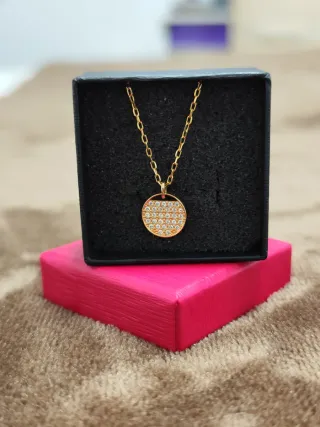 Colgante mujer Swarovski Oro Rosa