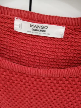 Maglione Mango Rosso Taglia S