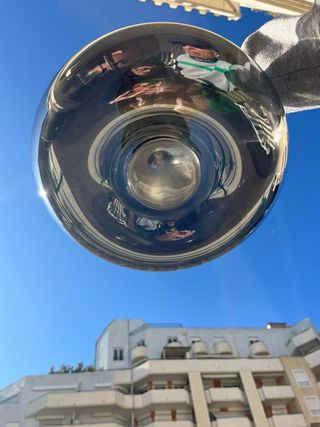 Lampadario moderno vetro e metallo