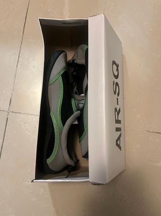 Escarpines Air-SQ Gris/Verde Talla 37