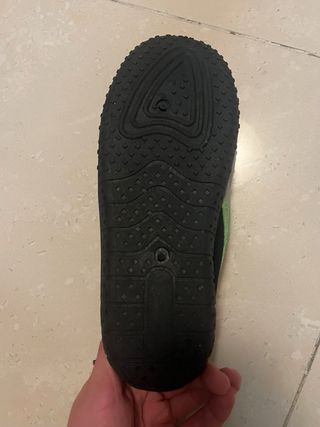 Escarpines Air-SQ Gris/Verde Talla 37