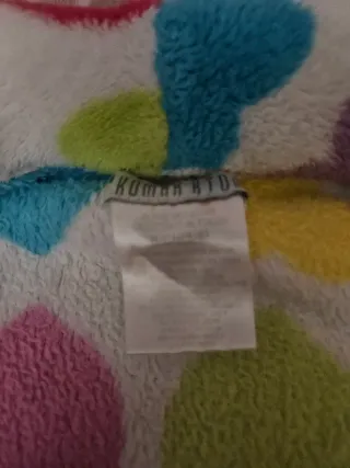 Bata infantil de corazones