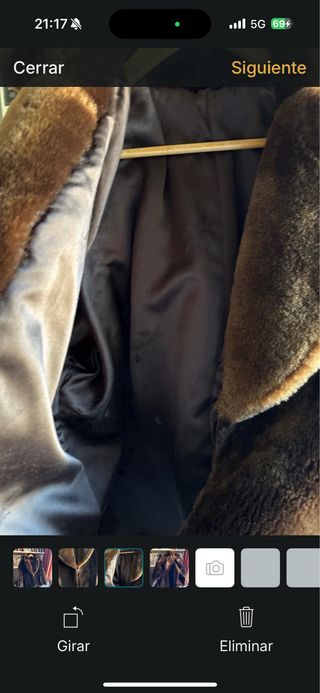 Chaqueta piel muton talla S/M