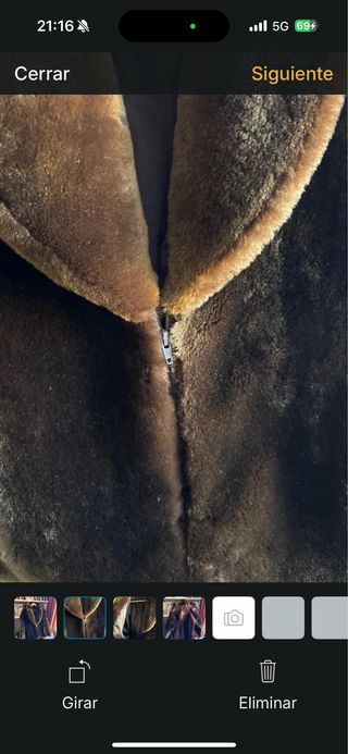 Chaqueta piel muton talla S/M