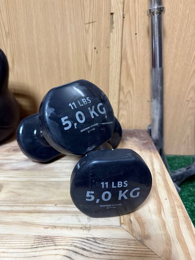 Par de mancuernas 5 kg (11 lbs) Decathlon