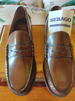 Mocasines Sebago Piel Marrón EU 41.5