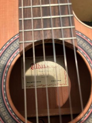 Guitarra Alhambra Nature CW EZ Electro Acústica