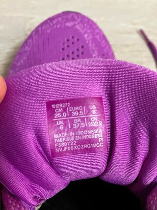 Zapatillas ASICS Running Mujer Morado/Blanco