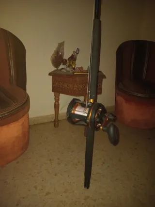 Caña de pesca profesional para barco