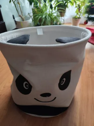 Cesto de tela Maison du Monde estilo panda