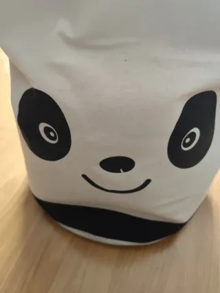 Cesto de tela Maison du Monde estilo panda