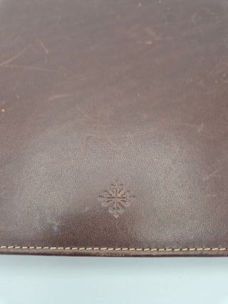 PATEK PHILIPPE Portadocumentos Piel Marrón Vintage