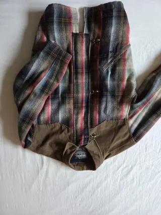 Giacca uomo quadri stile fireman taglia L